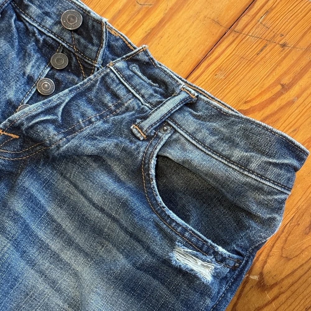 Abercrombie And Fitch Jeans Low Rise Bootcut 31x32 Y2K (A0122) - Picture 4 of 7